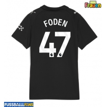 Manchester City Phil Foden #47 Auswärtstrikot Frauen 2025-26 Kurzarm